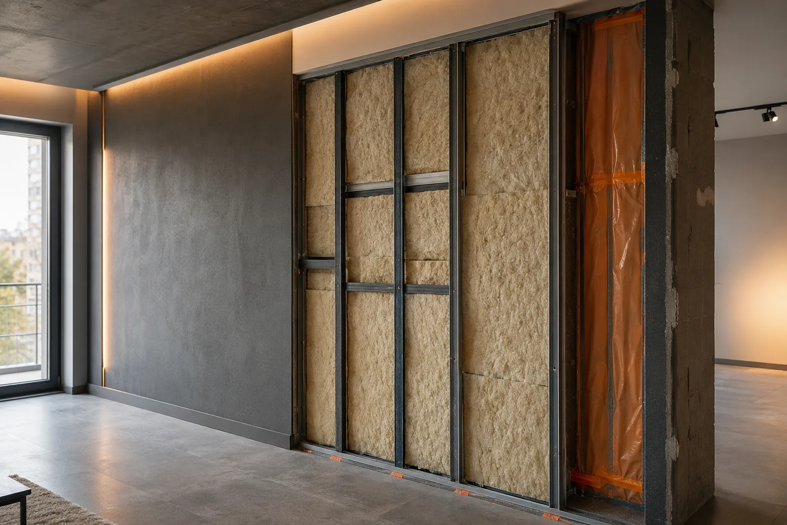 Quiet bedroom in a Valencia apartment after soundproofing